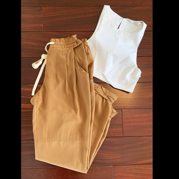 Aritzia Wilfred 100% Silk Jogger Pants - Picture 5 of 5